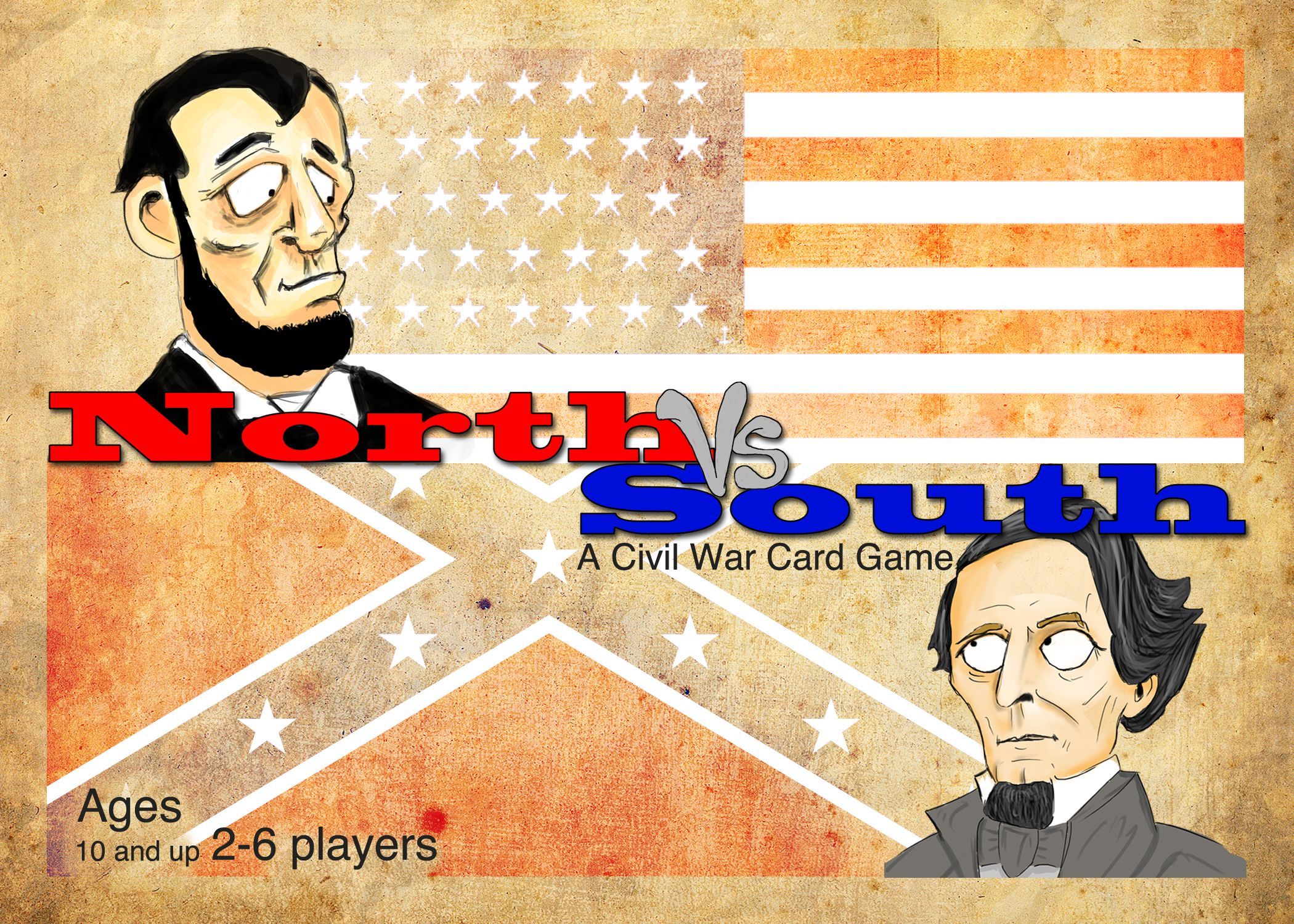 North Vs. South: A Civil War Card Game box art