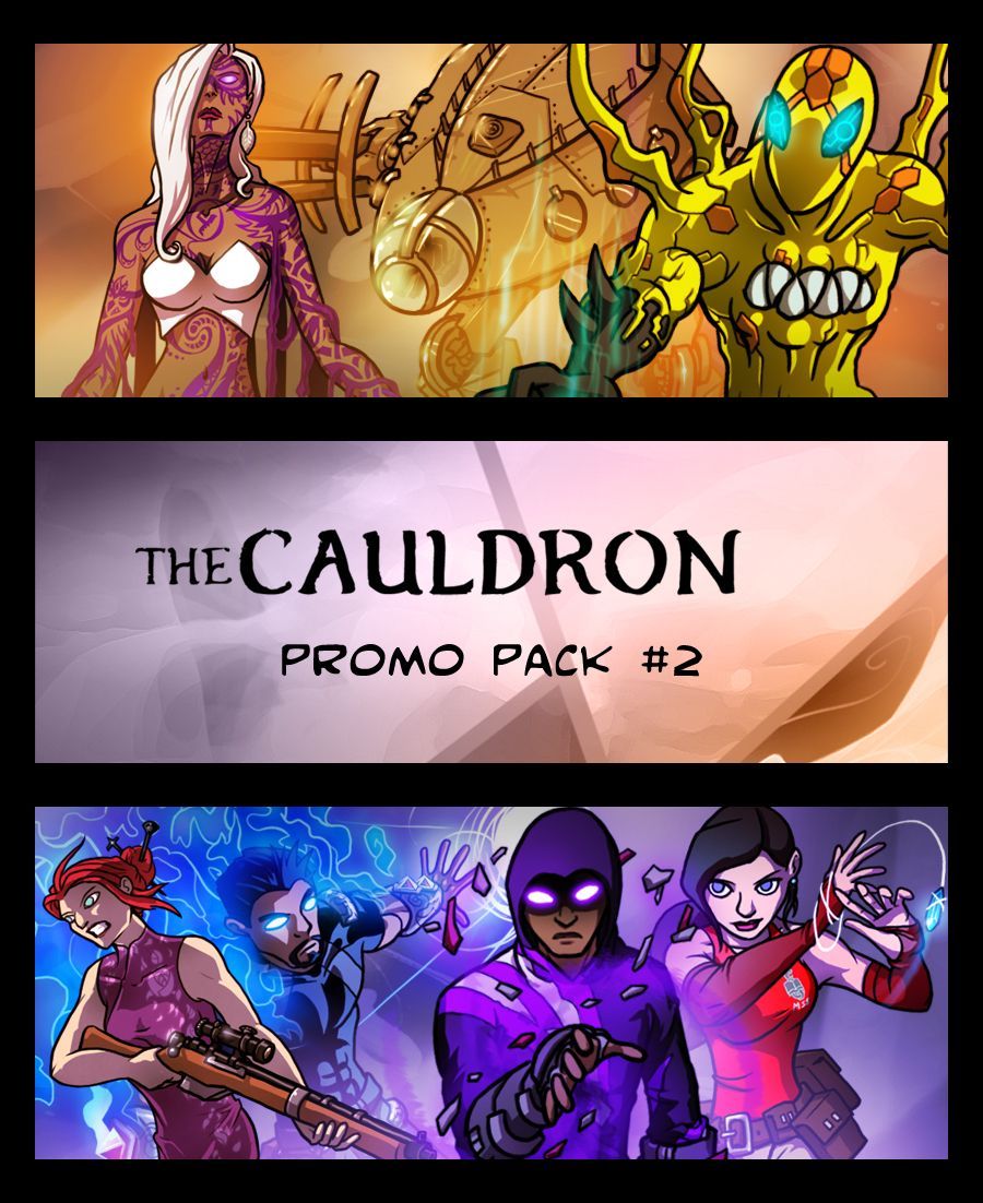 Coperta The Cauldron: Promo Pack #2 (fan expansion for Sentinels of the Multiverse)