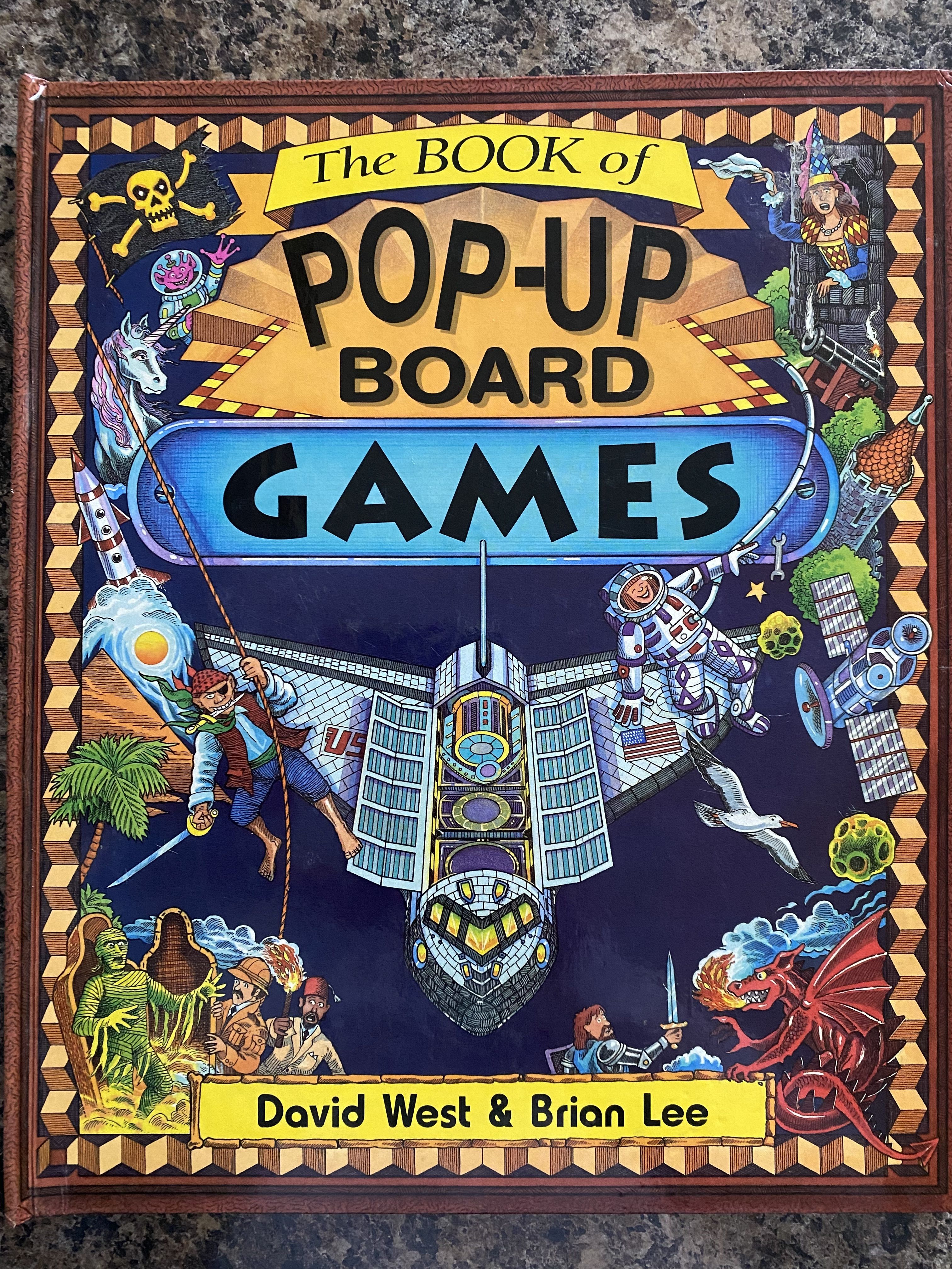 The Book of Pop-Up Board Games box art