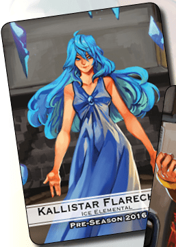 BattleCON: Kallistar Flarechild – Ice Elemental Costume box art