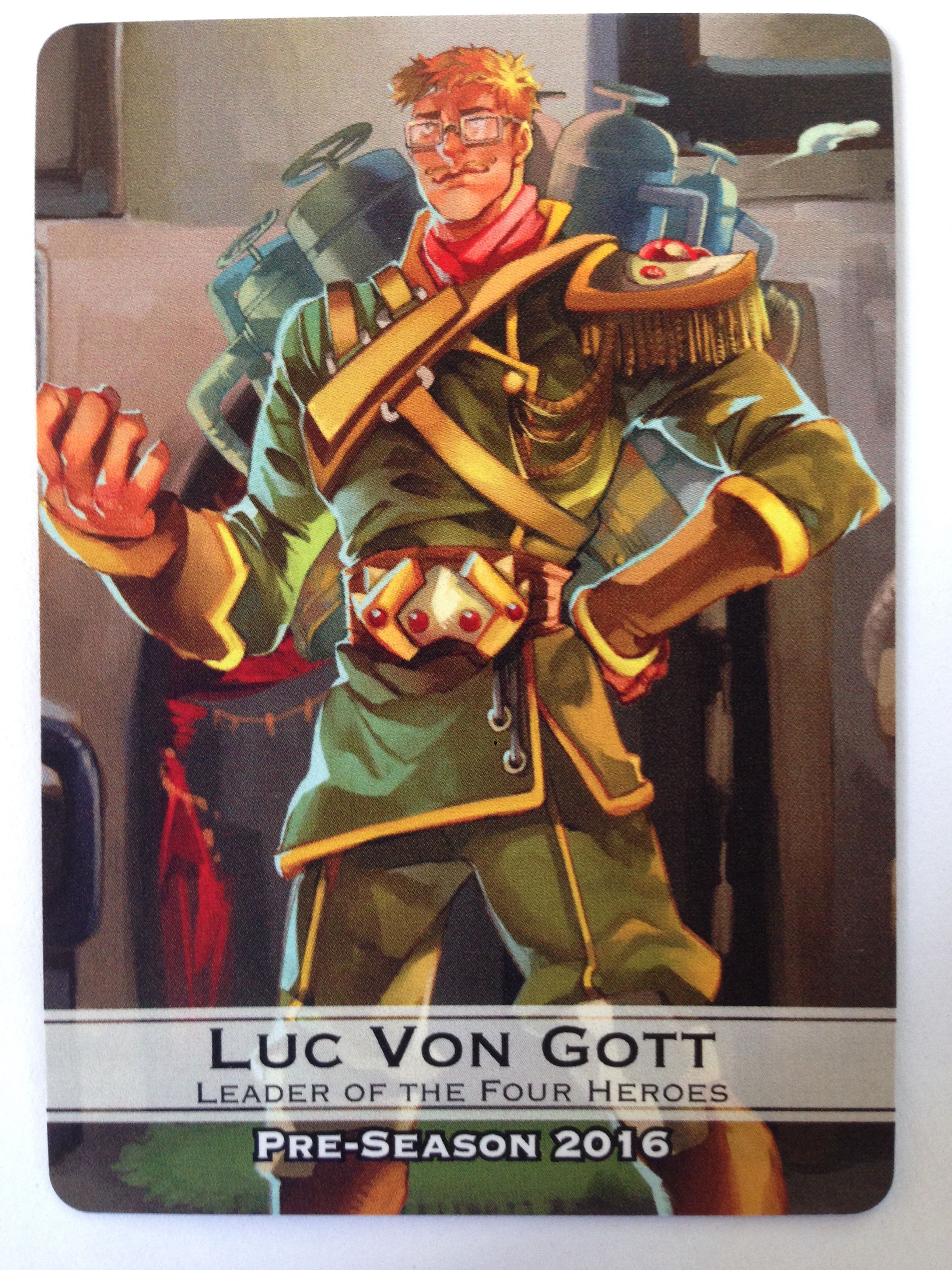 BattleCON: Luc Von Gott – Leader of the Four Heroes Costume box art