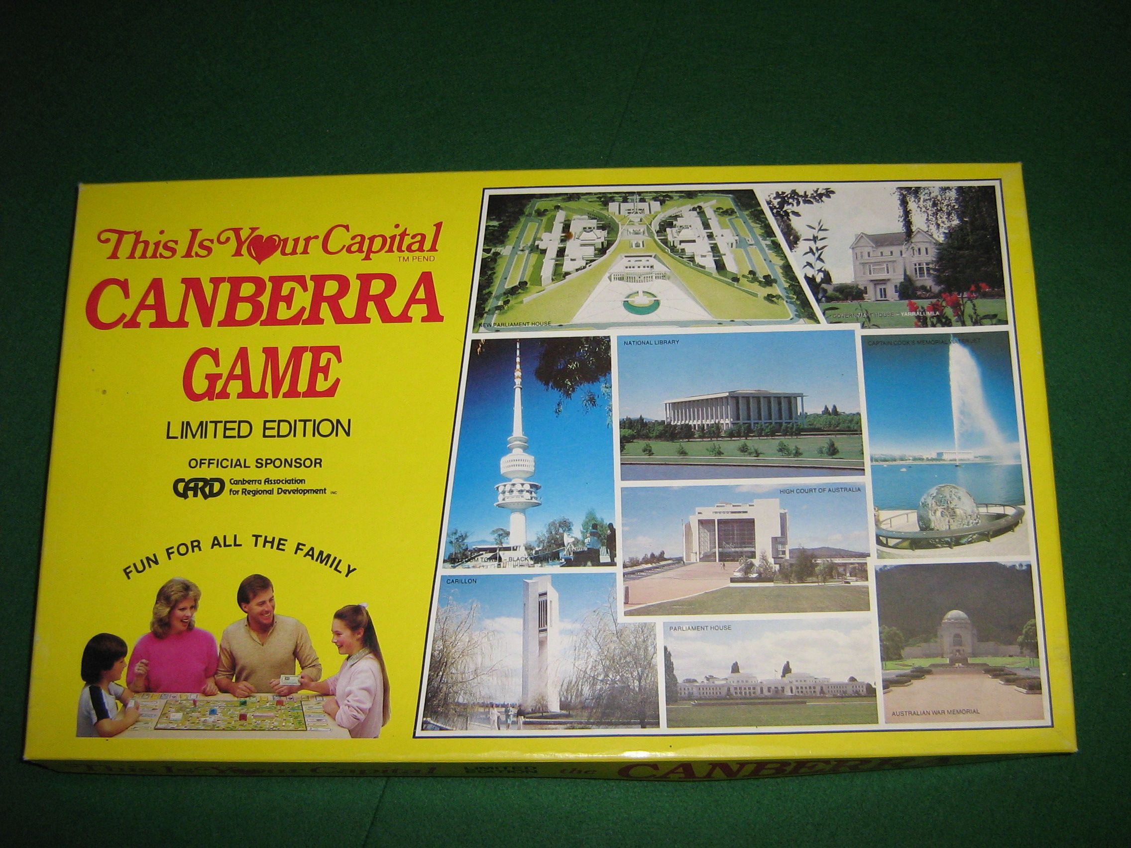 This Is Your Capital: Canberra Game box art