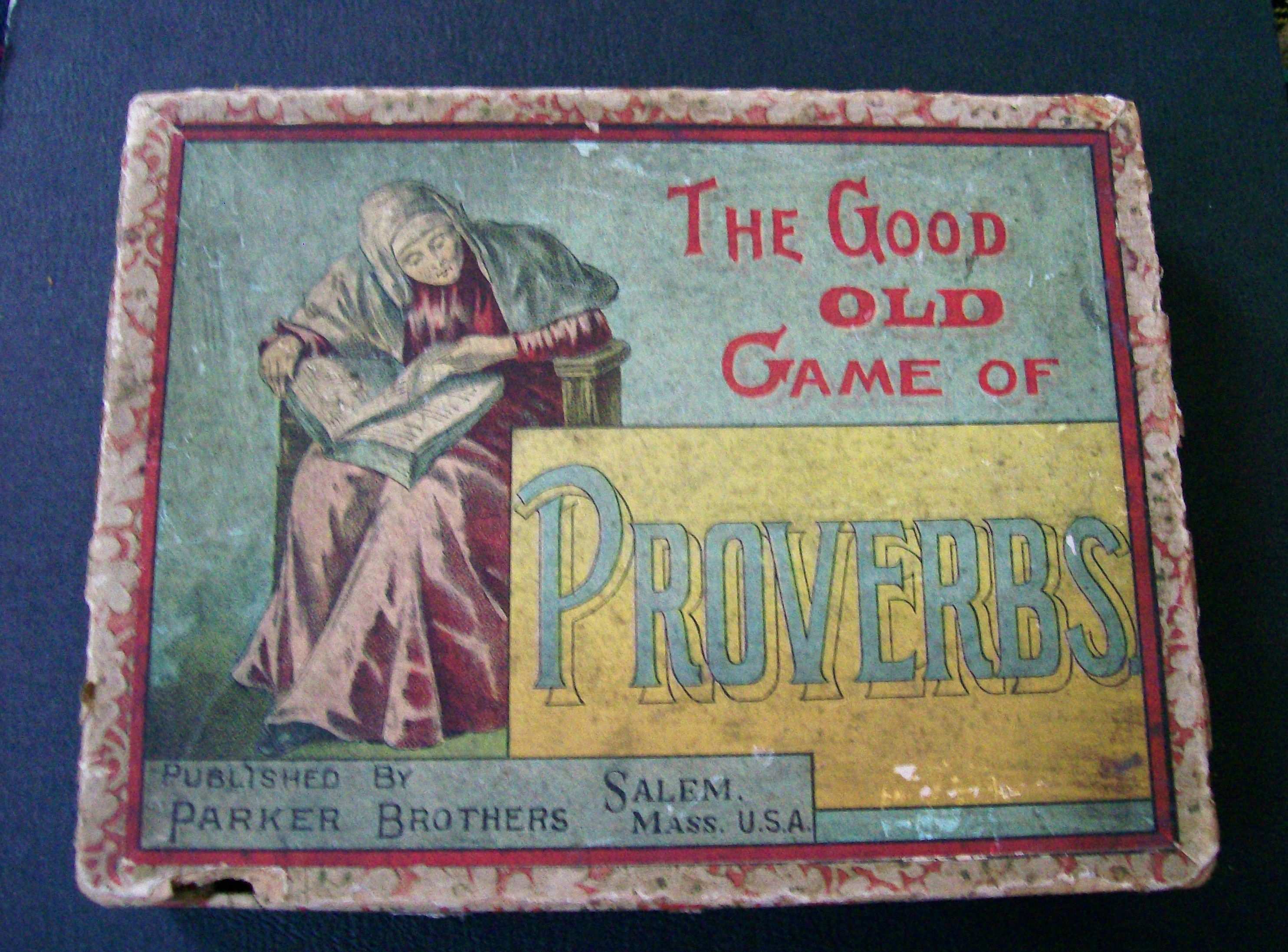 Coperta The Good Old Game of Proverbs