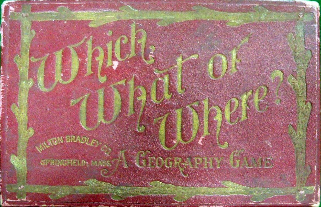 Which, What or Where? A Geography Game box art