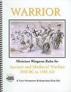 Warrior: Miniature Wargame Rules for Ancient and Medieval Warfare 3000BC to 1485AD doboz