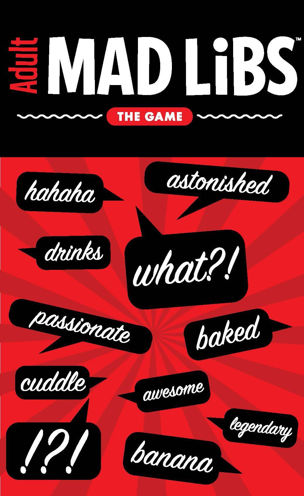 Coperta Adult Mad Libs: The Game