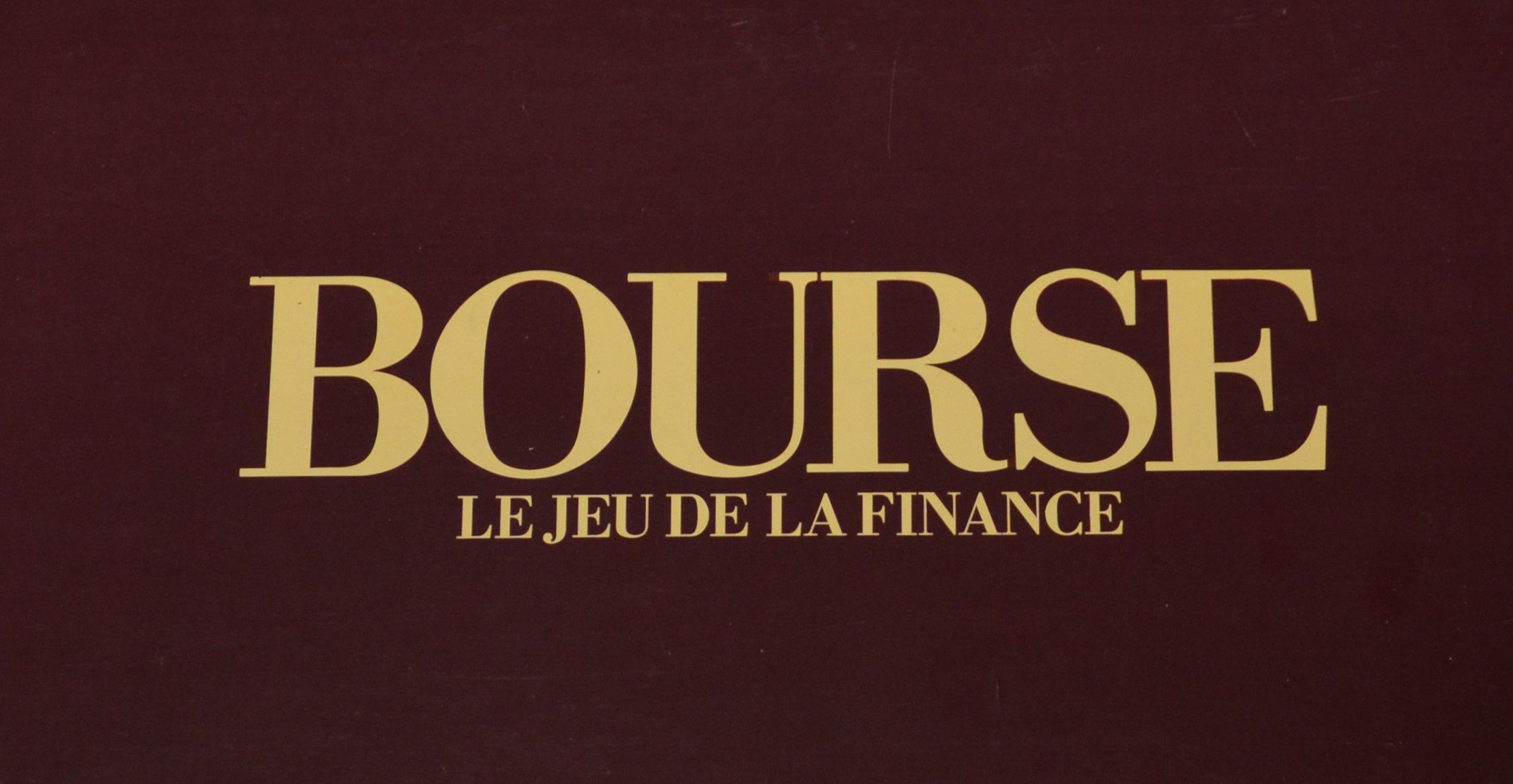 Bourse: Le jeu de la finance box art