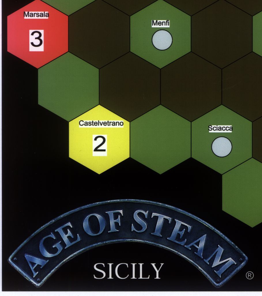 Age of Steam Expansion: Sicily box art