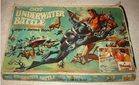 007 Underwater Battle from Thunderball box art