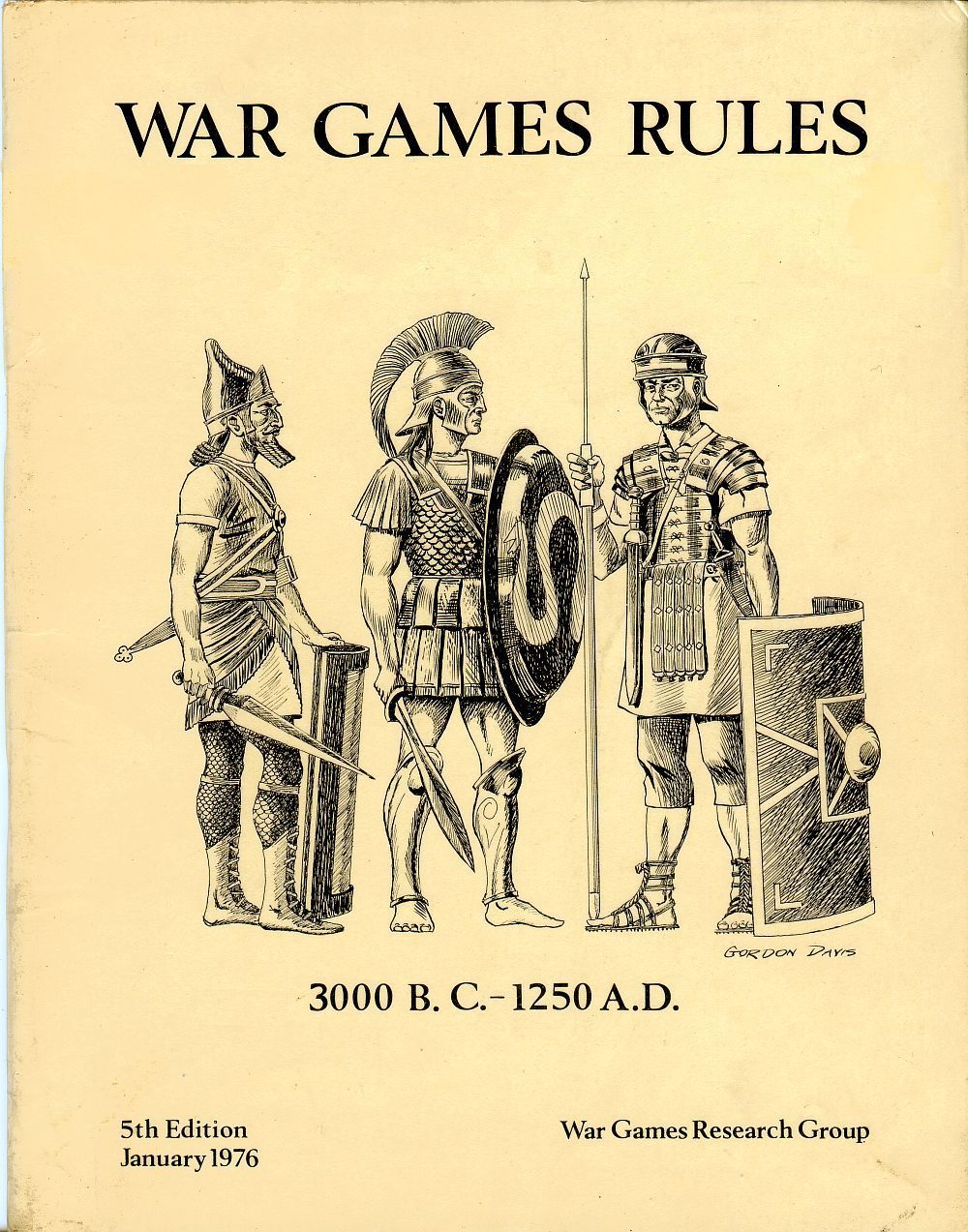 Coperta War Games Rules 3000 BC to 1250 AD