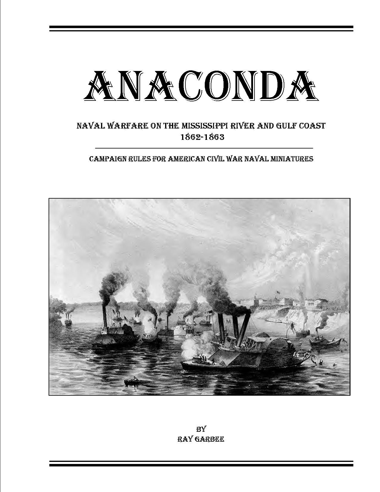 Anaconda: Naval Warfare on the Mississippi and Gulf Coast 1862-1863 box art