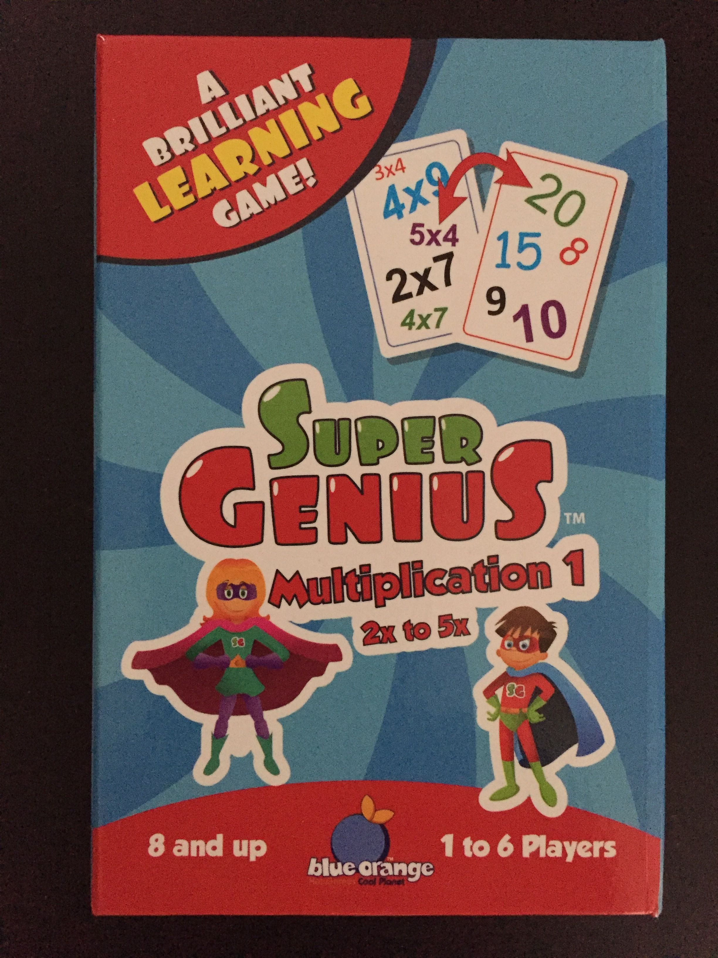 Super Genius: Multiplication 1 box art