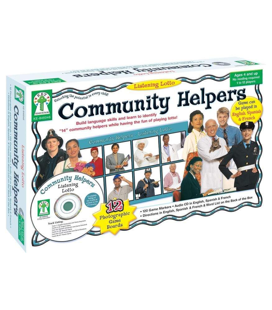 Listening Lotto: Community Helpers box art