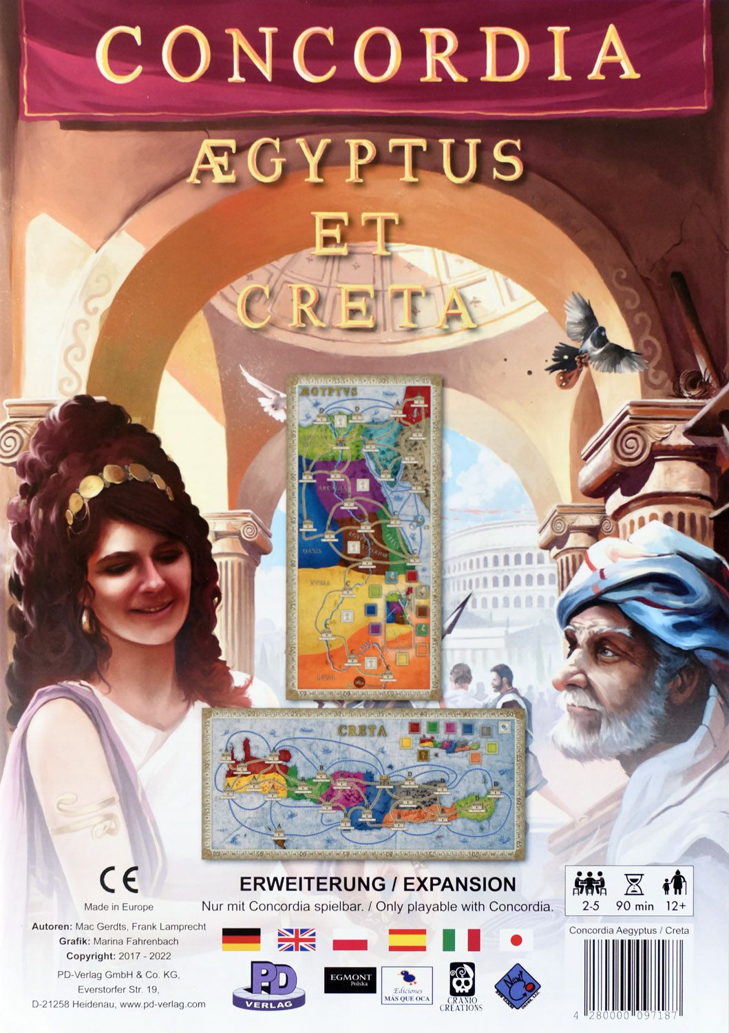 Coperta Concordia: Aegyptus / Creta