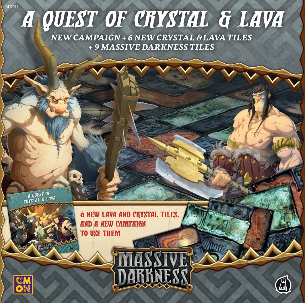 Massive Darkness: A Quest of Crystal & Lava doboz