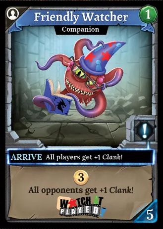 Clank!: Friendly Watcher Promo Card box art