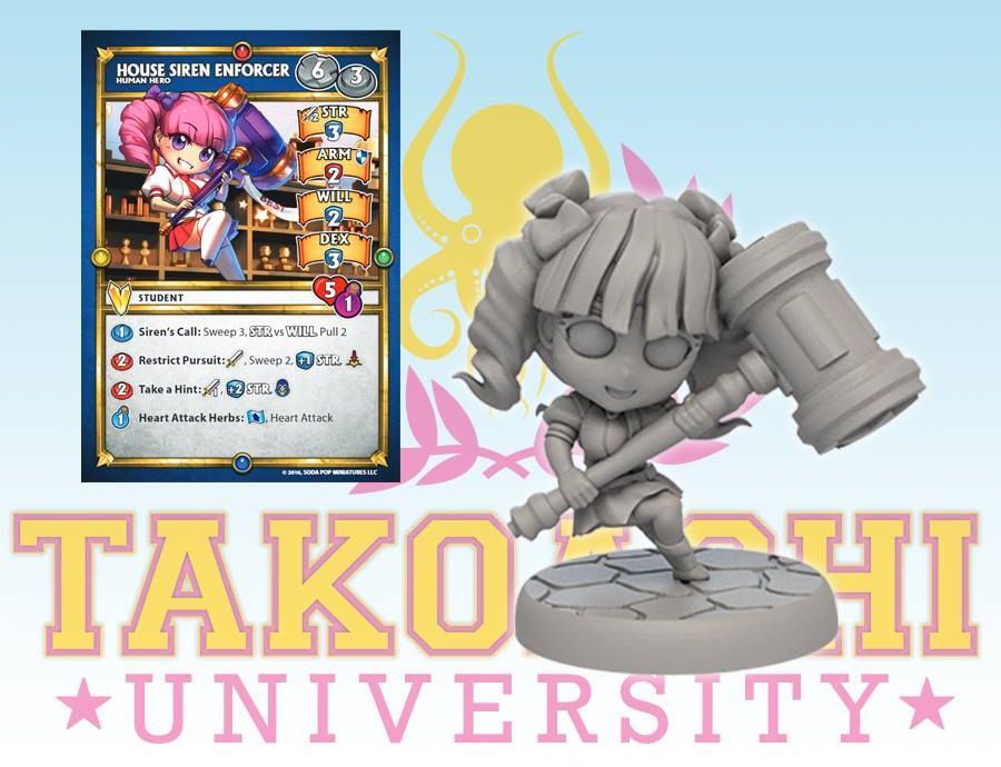 Super Dungeon Explore: Takoashi University – House Siren Enforcer box art