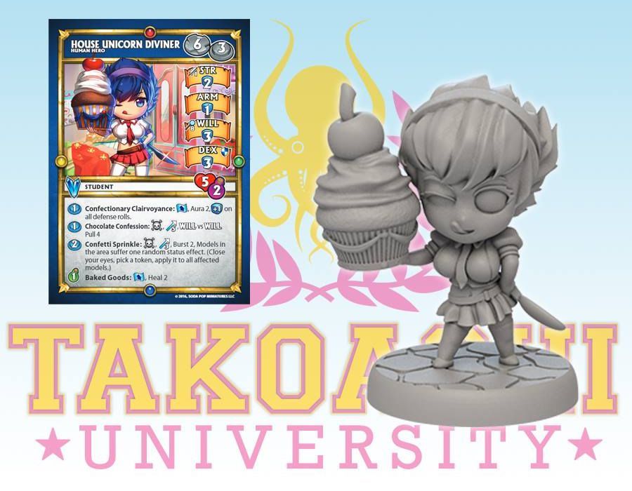 Super Dungeon Explore: Takoashi University – House Unicorn Diviner box art