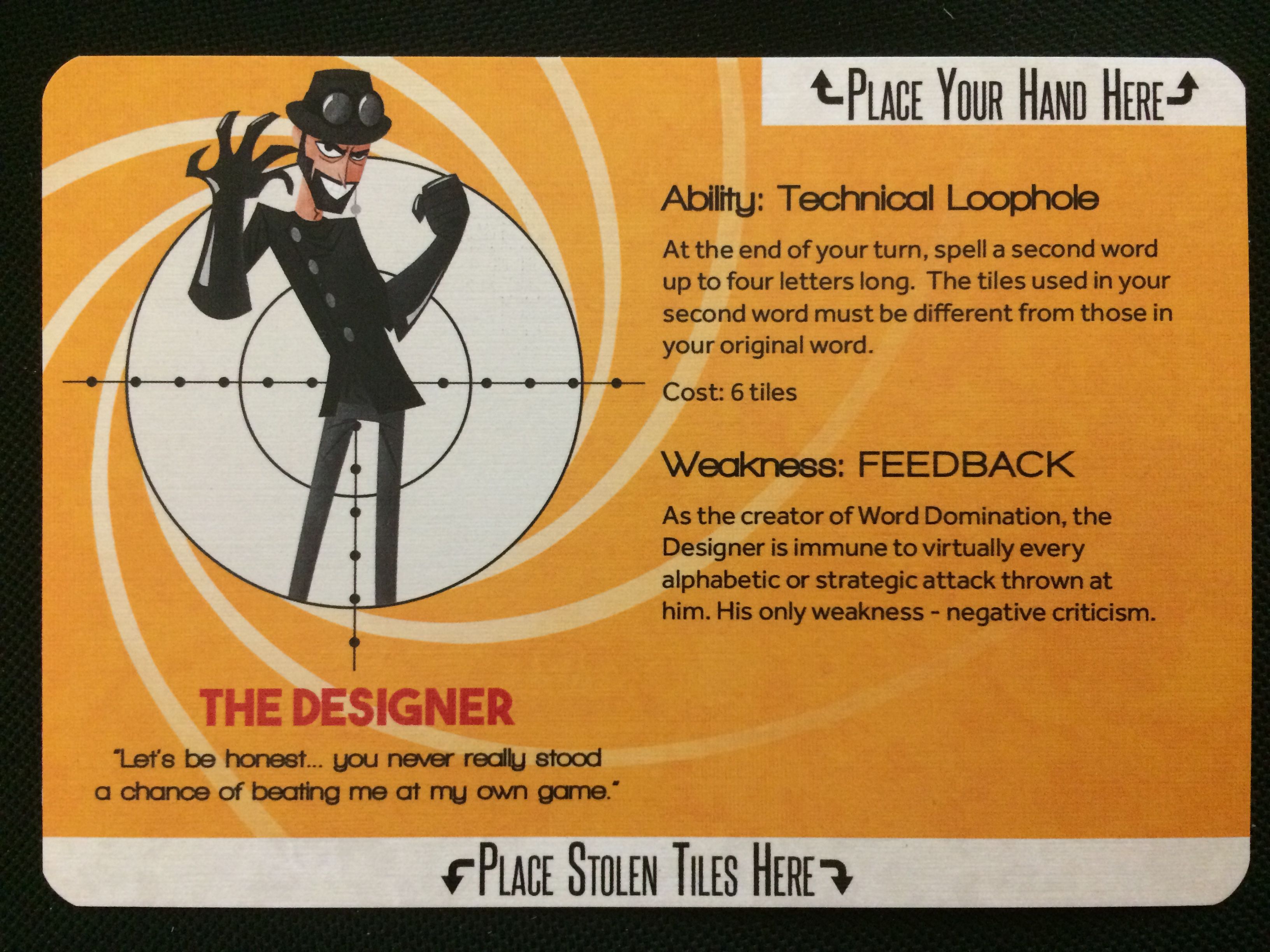 Word Domination: The Designer box art