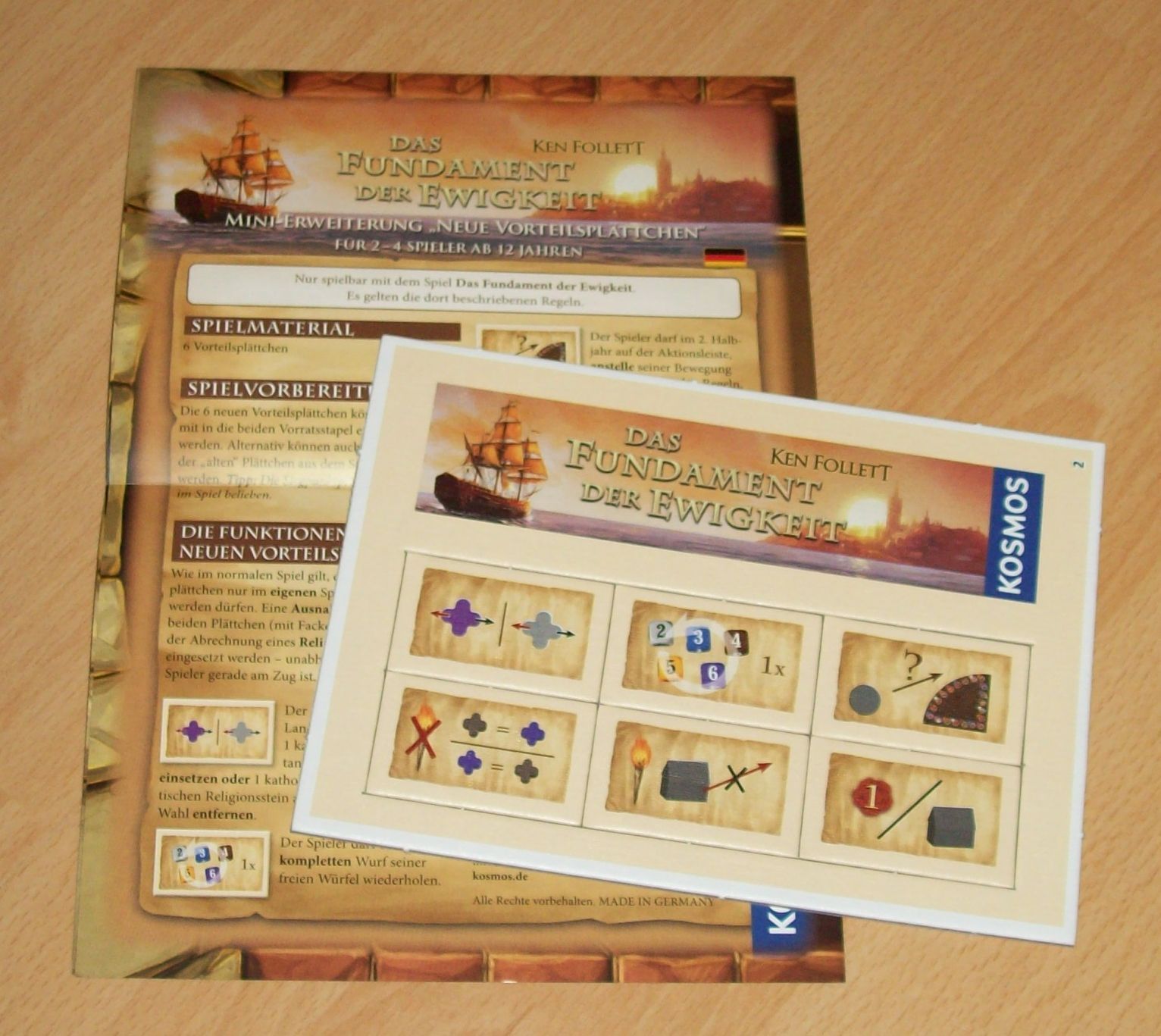 A Column of Fire: New Advantage Tiles doboz