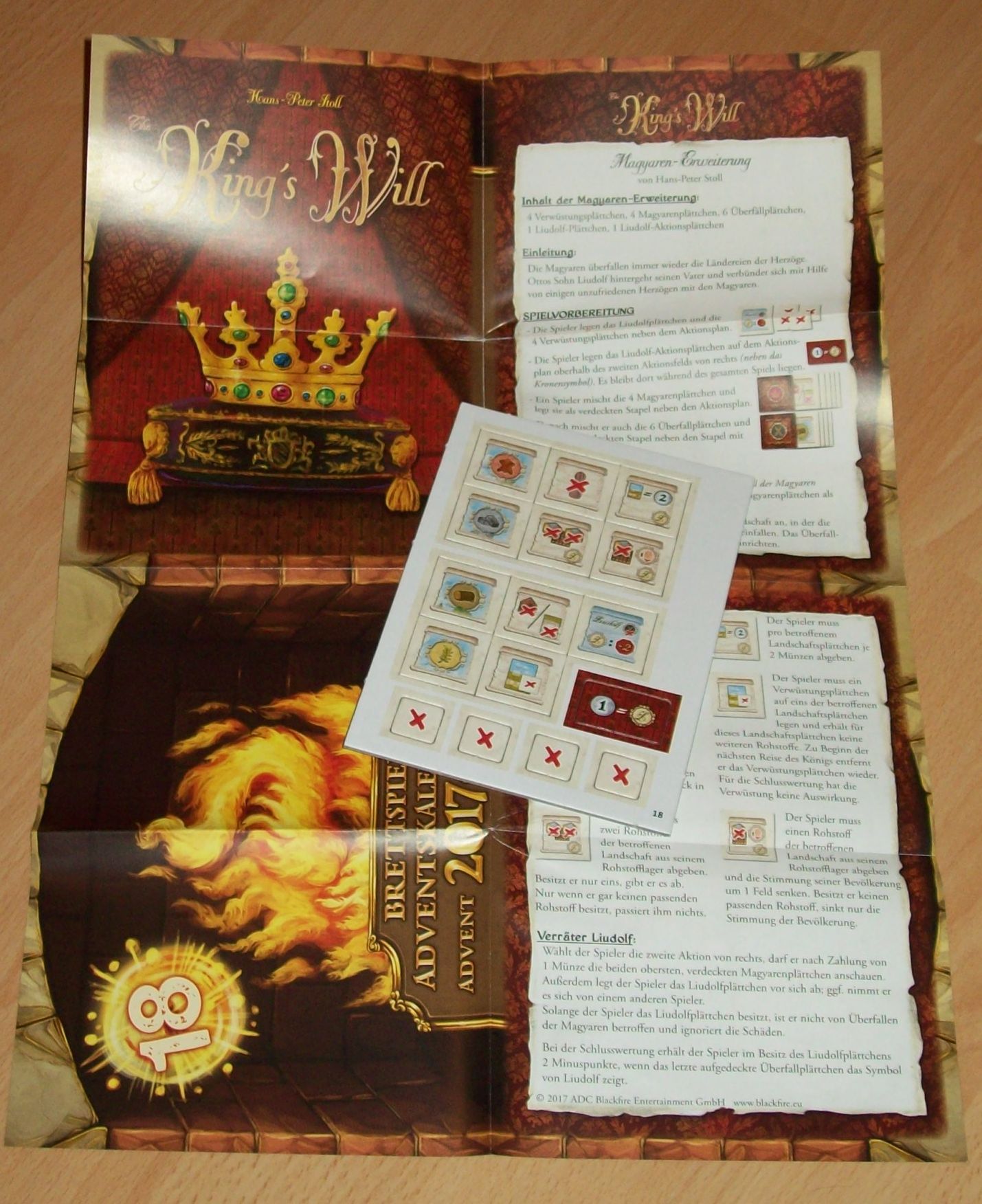 The King's Will: Magyar Expansion doboz