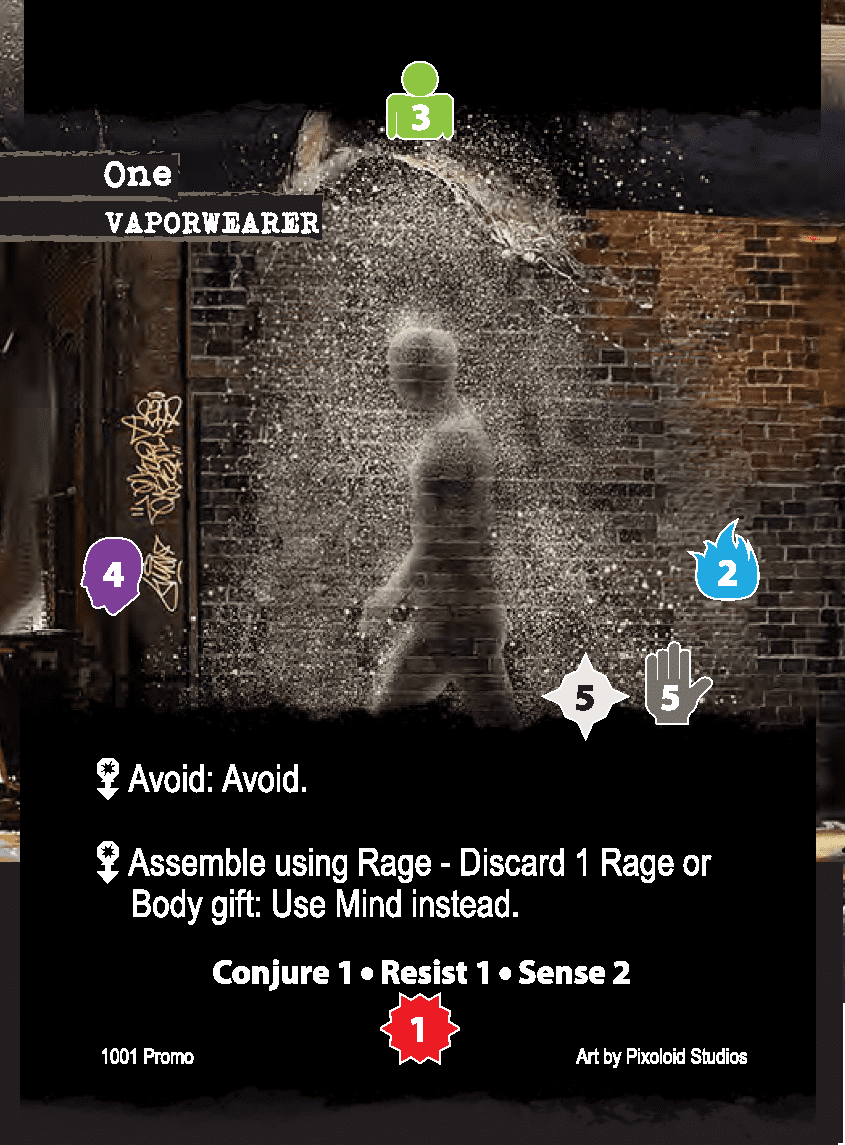 Apocrypha Adventure Card Game: The Saint One Promo Card box art