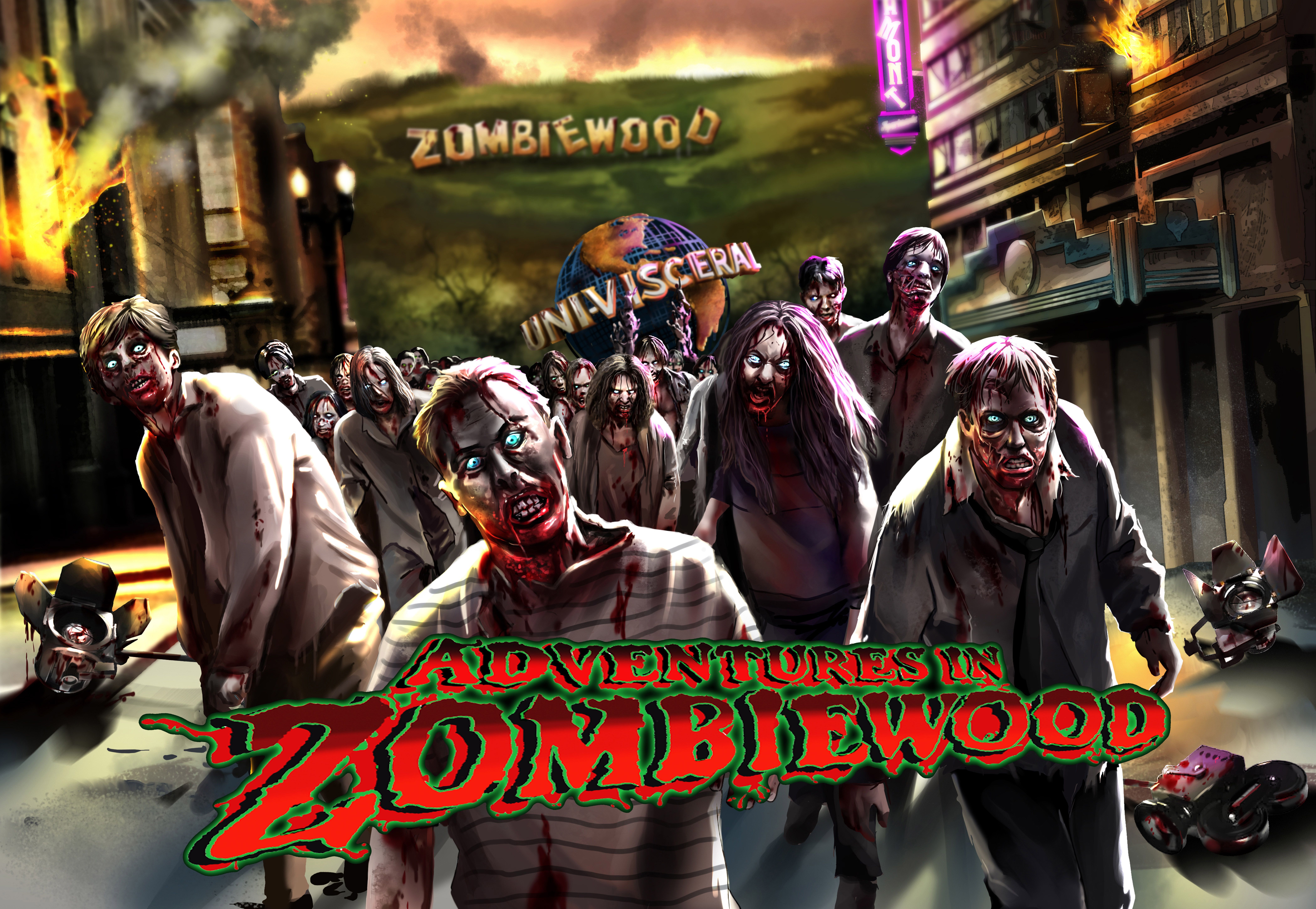 Coperta Adventures in Zombiewood