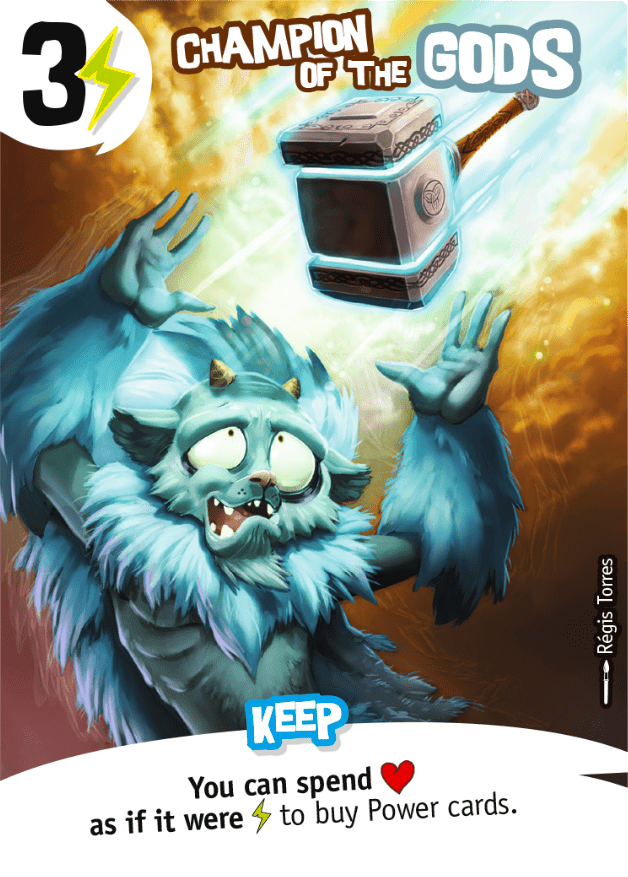 King of Tokyo: Champion of the Gods Promo Card box art