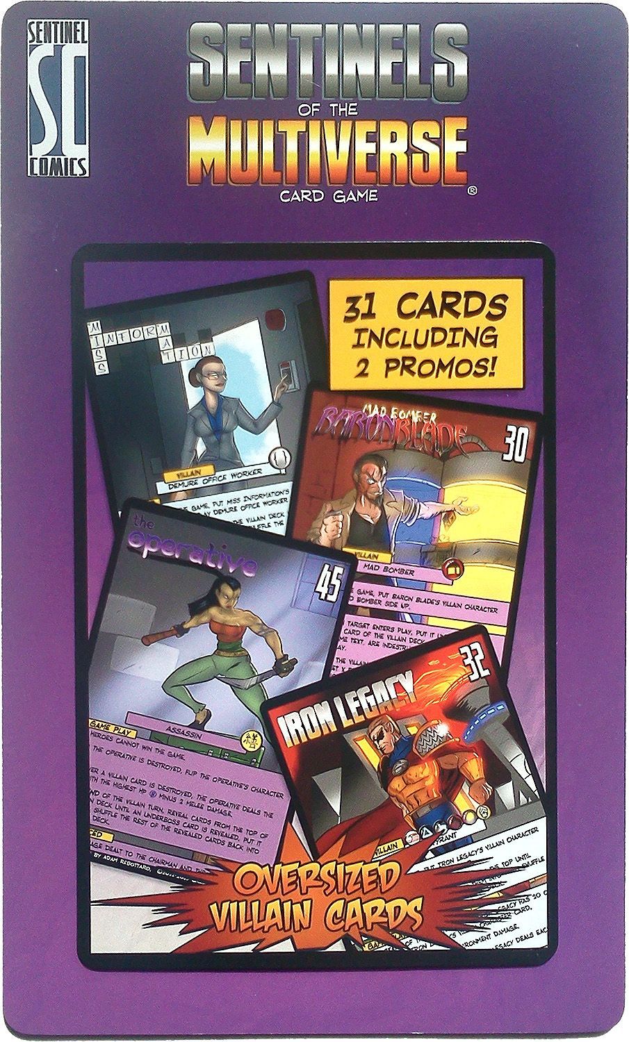 Sentinels of the Multiverse: Oversized Villain Cards doboz