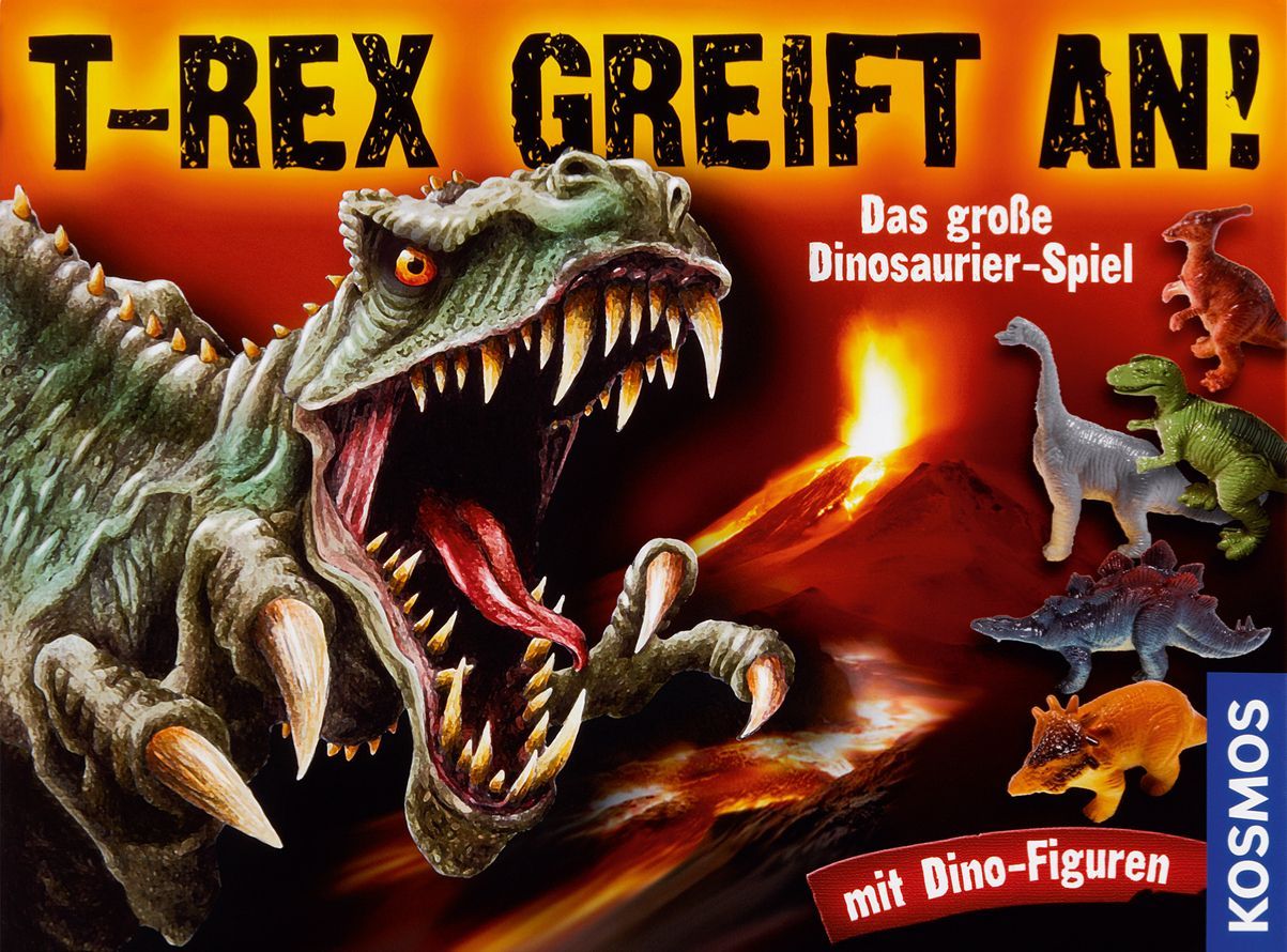 T-Rex greift an! box art