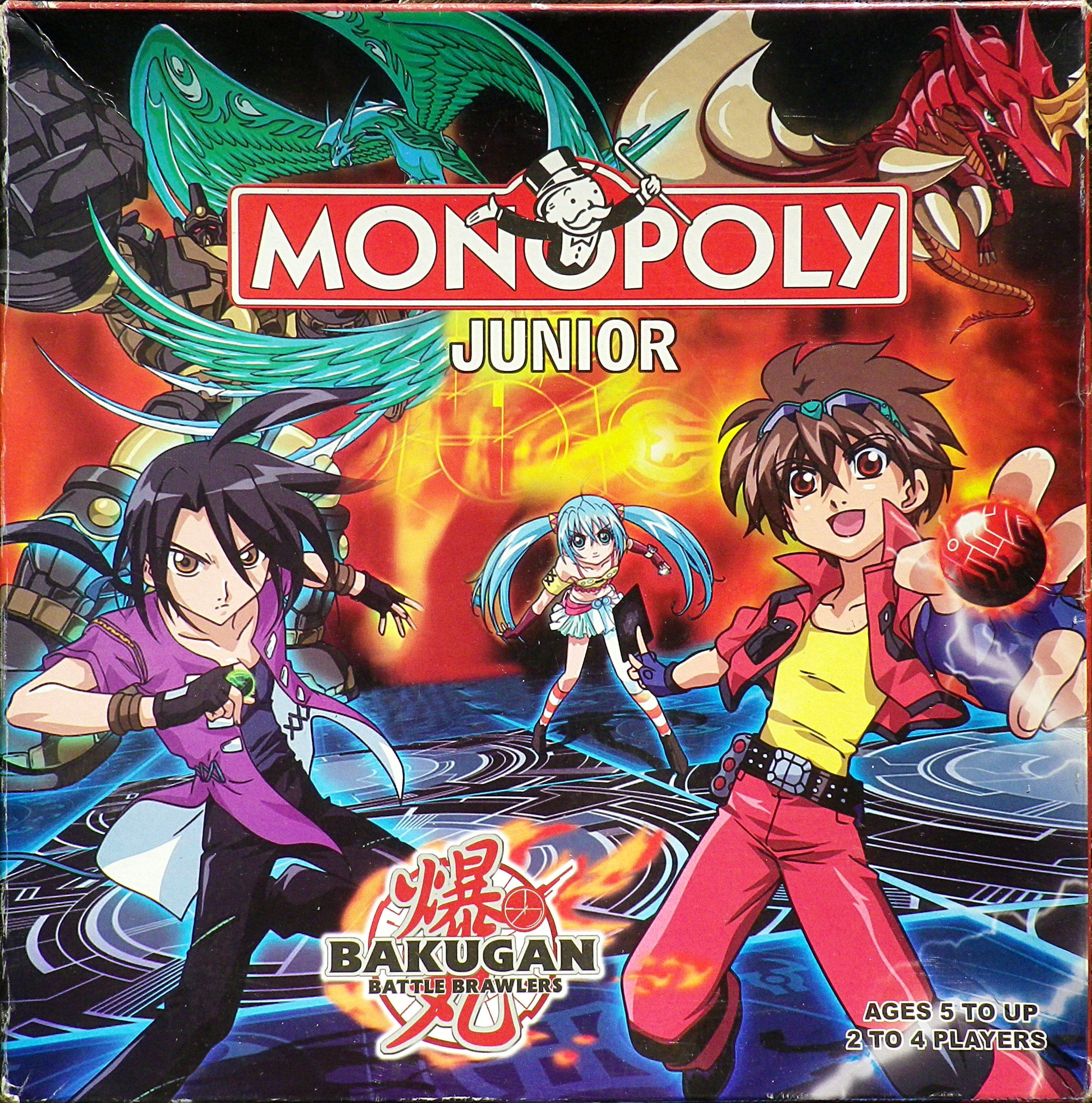 Monopoly Junior: Bakugan Battle Brawlers box art