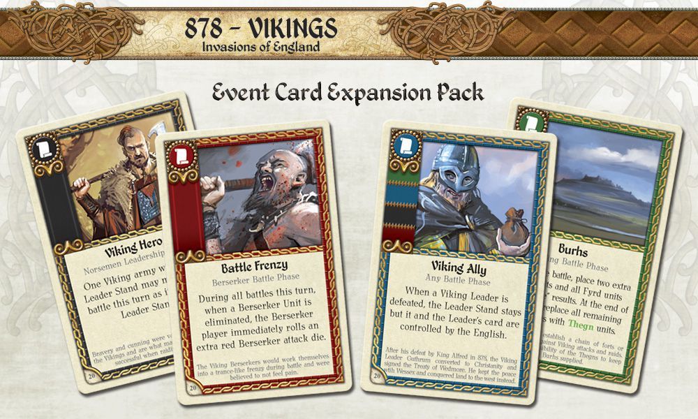 Coperta 878 Vikings: Invasions of England – Event Card Expansion Pack