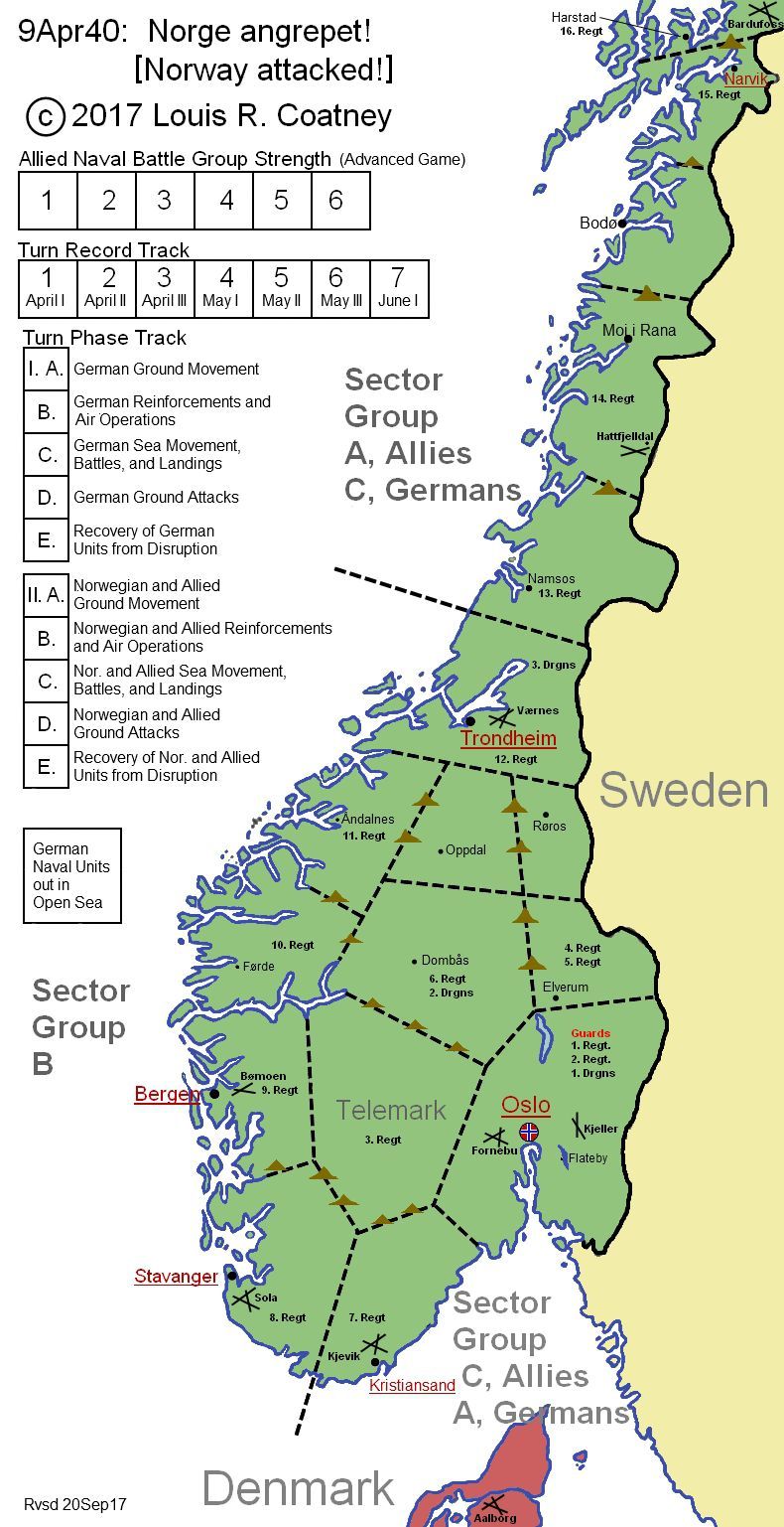 9Apr40: Norge angrepet! box art