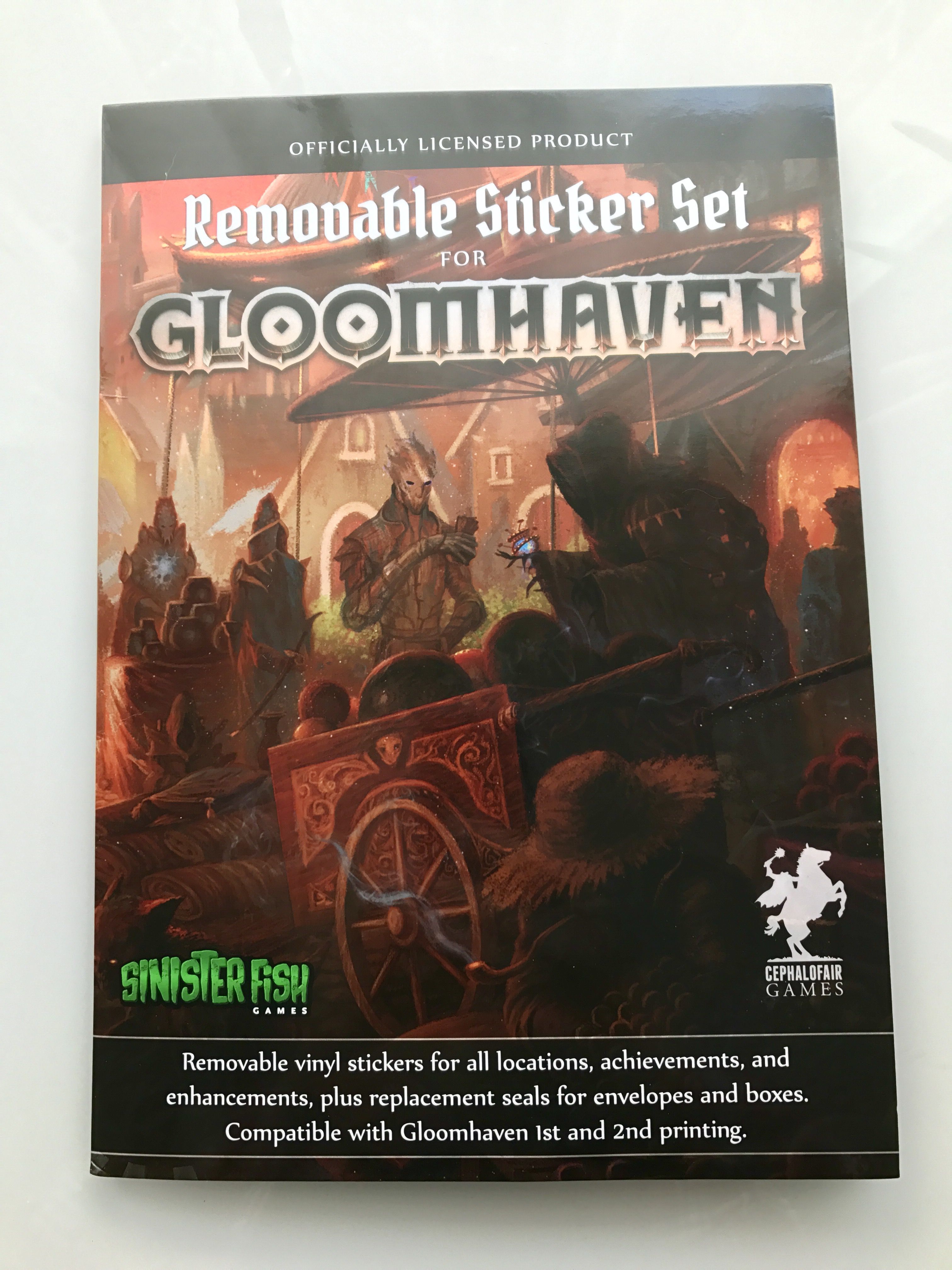 Coperta Gloomhaven: Removable Sticker Set