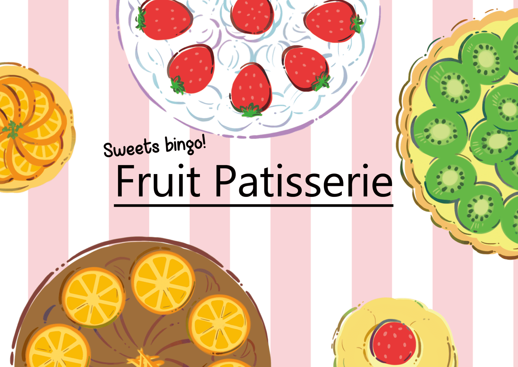Sweets Bingo! Fruit Patisserie box art