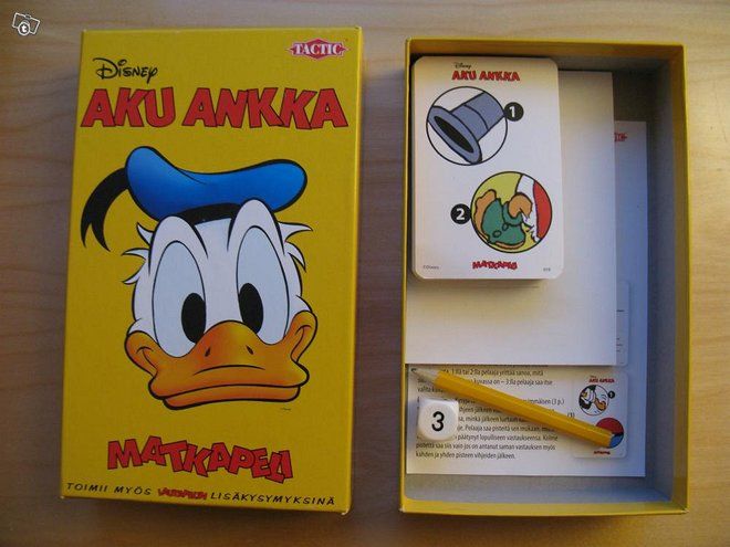 Aku Ankka matkapeli doboz