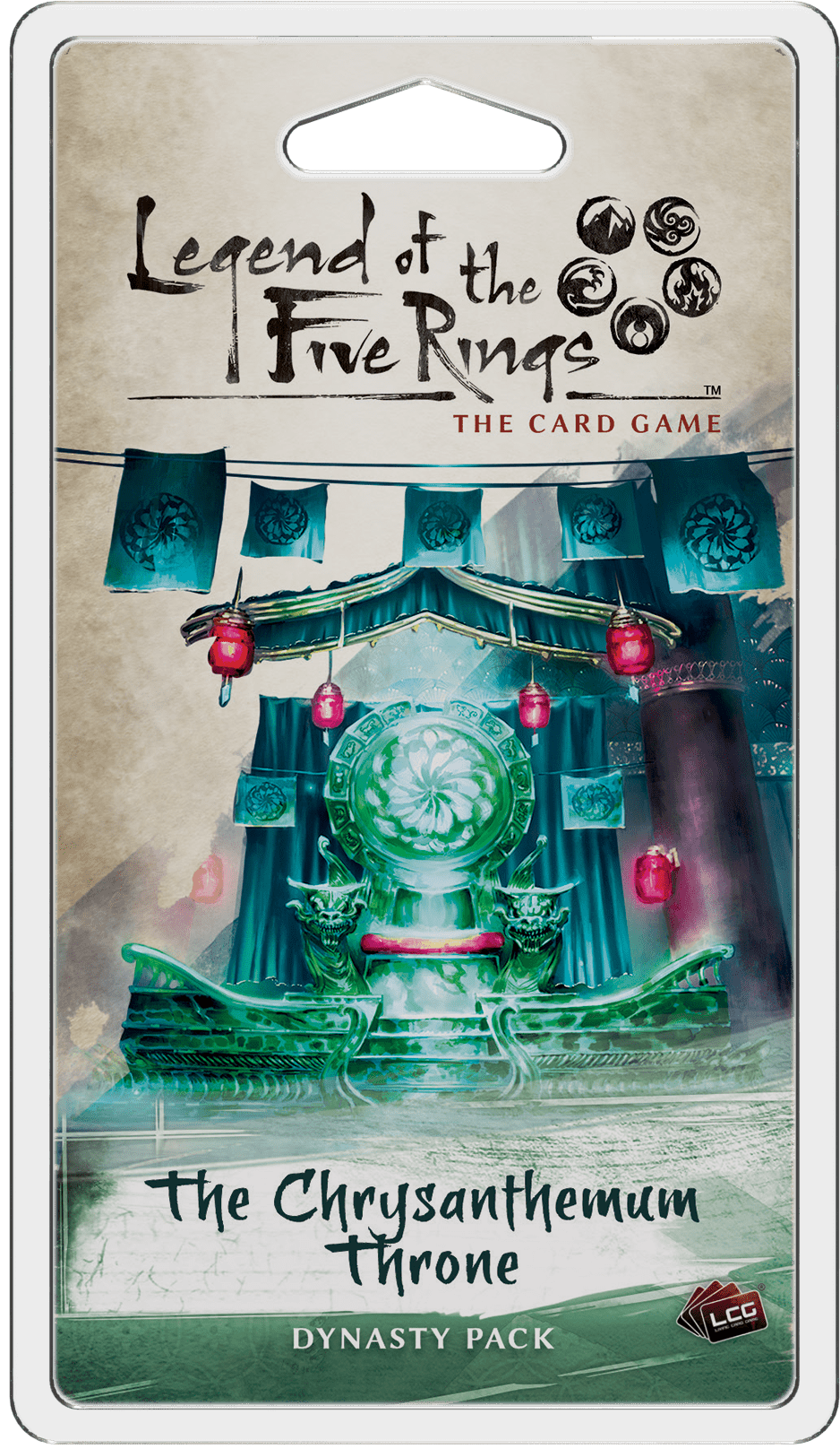 Legend of the Five Rings: The Card Game – The Chrysanthemum Throne box art