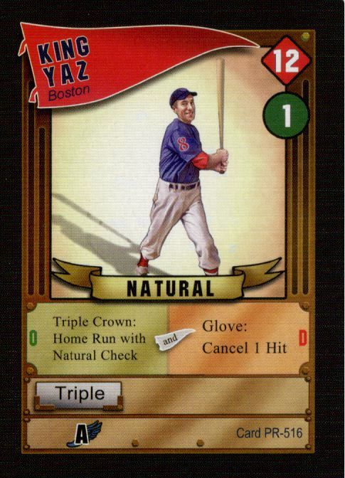 Baseball Highlights: 2045 – King Yaz Promo Card doboz
