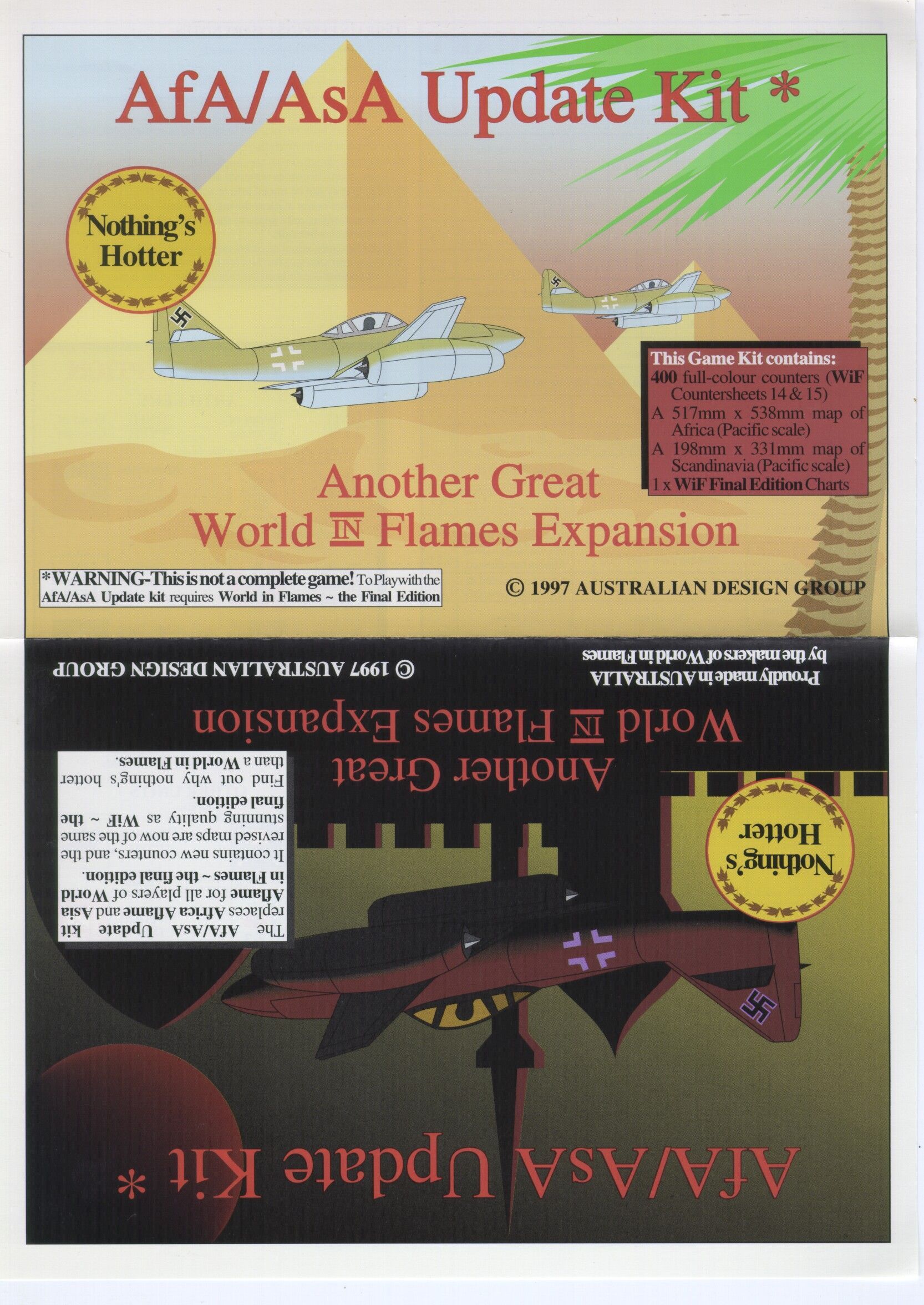 Africa/Asia Aflame Update Kit box art