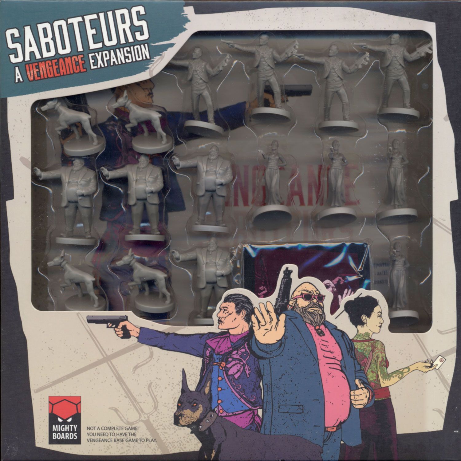 Vengeance: Saboteurs box art