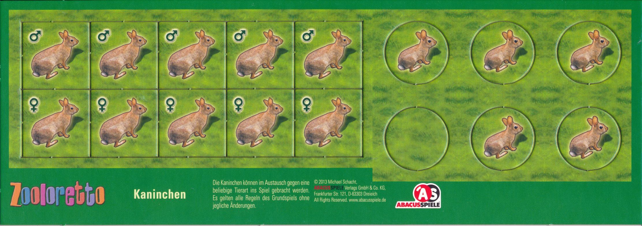 Coperta Zooloretto: Rabbits