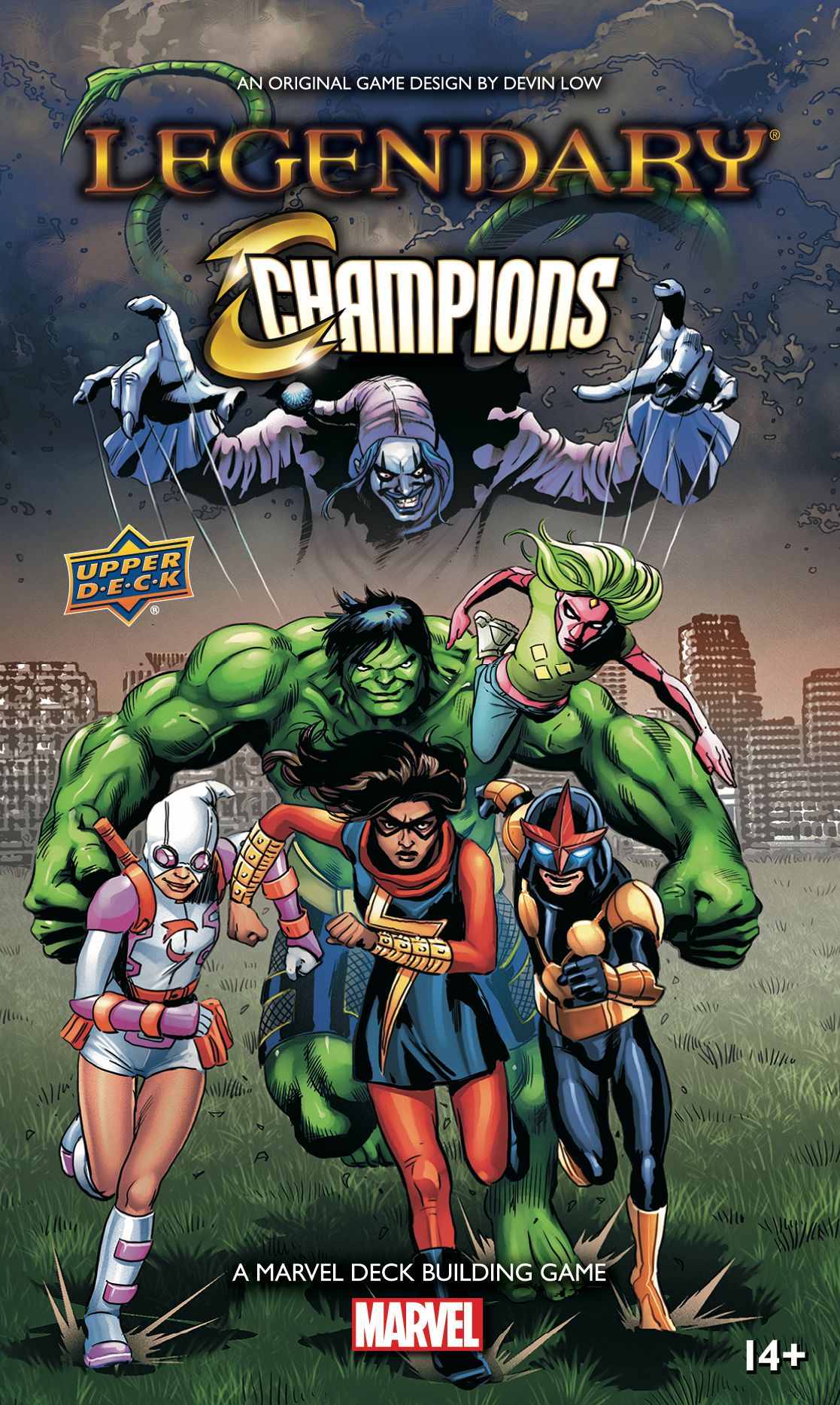 Coperta Legendary: A Marvel Deck Building Game – Champions