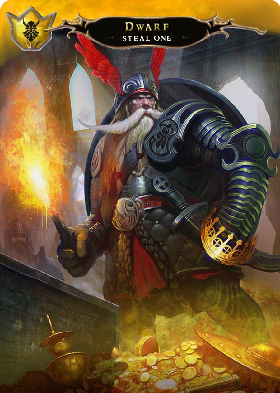 The Dwarf (fan expansion for Dragon's Hoard) box art
