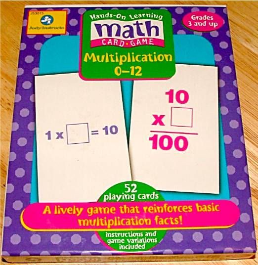 Multiplication 0-12 doboz