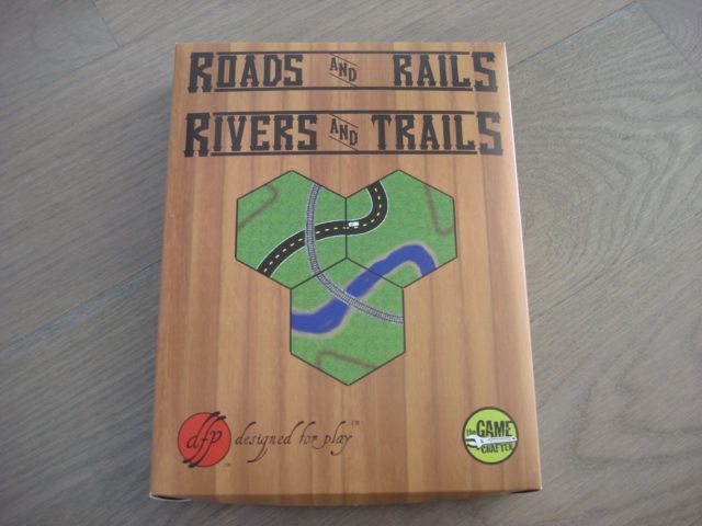 Roads and Rails, Rivers and Trails box art