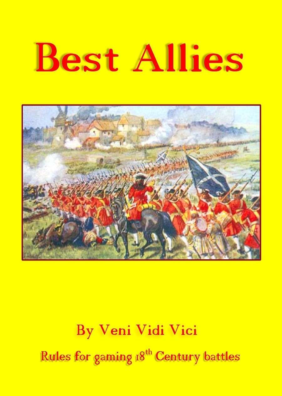 Best Allies: Rules for Gaming 18th Century Battles box art