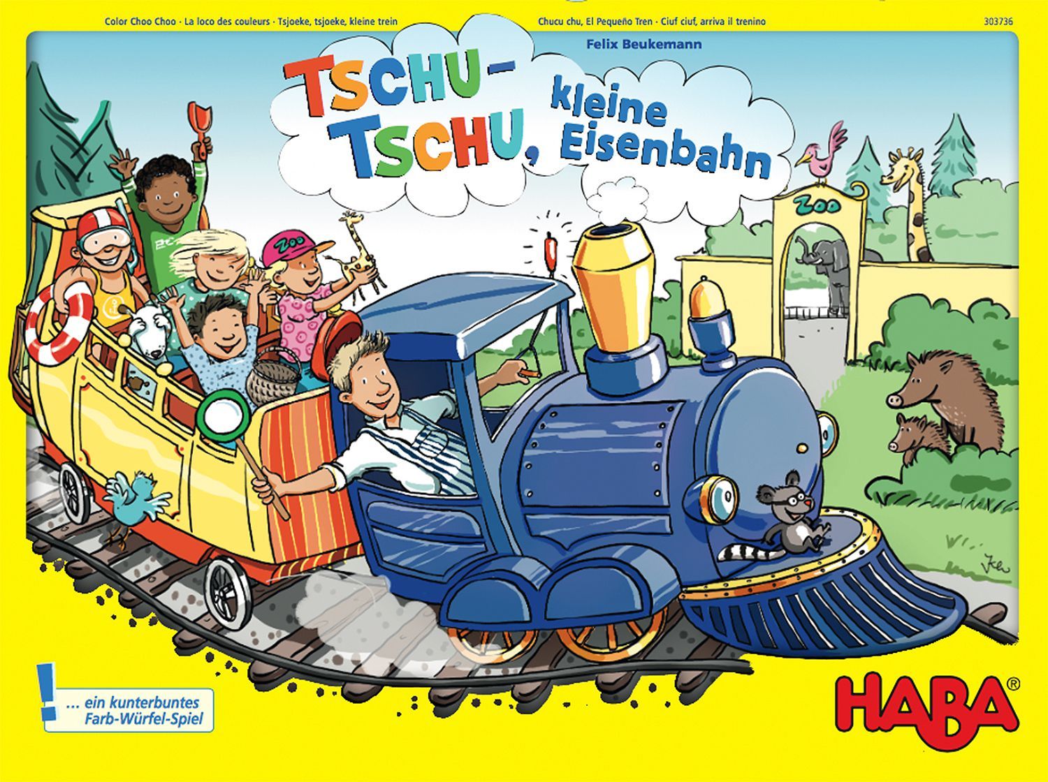 Tschu-tschu, kleine Eisenbahn box art