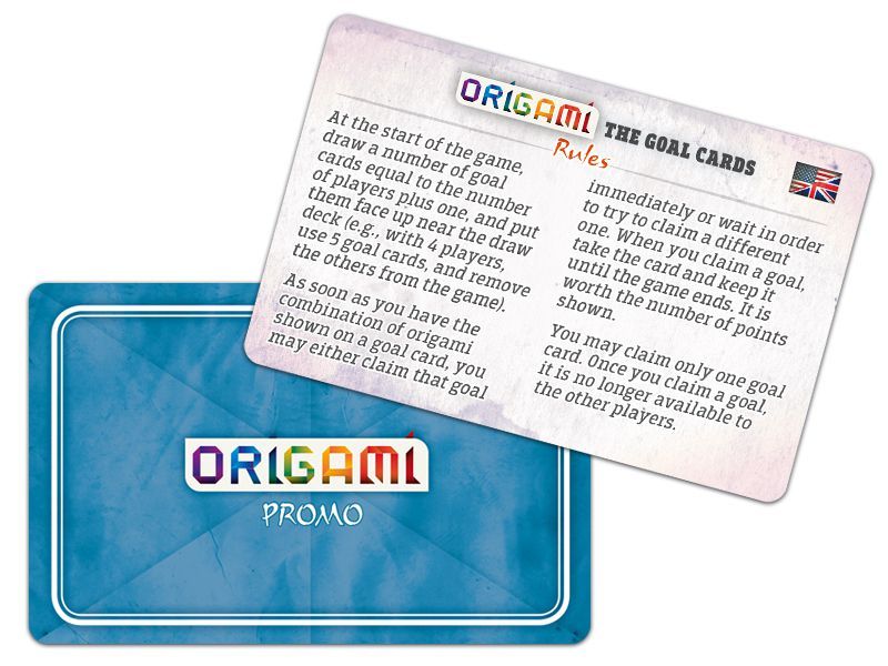 Origami: Promo Goal Cards box art