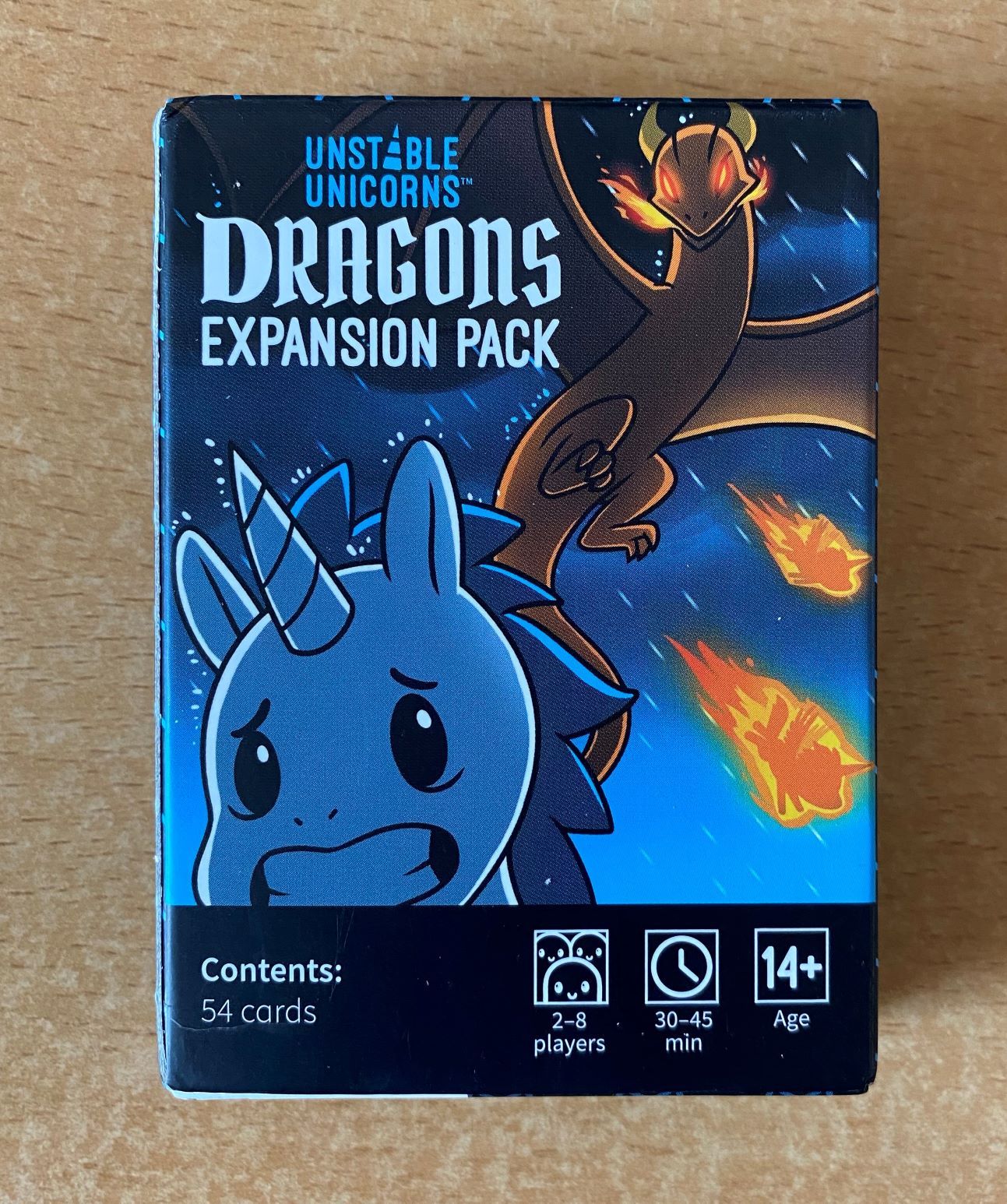 Unstable Unicorns: Dragons Expansion Pack box art