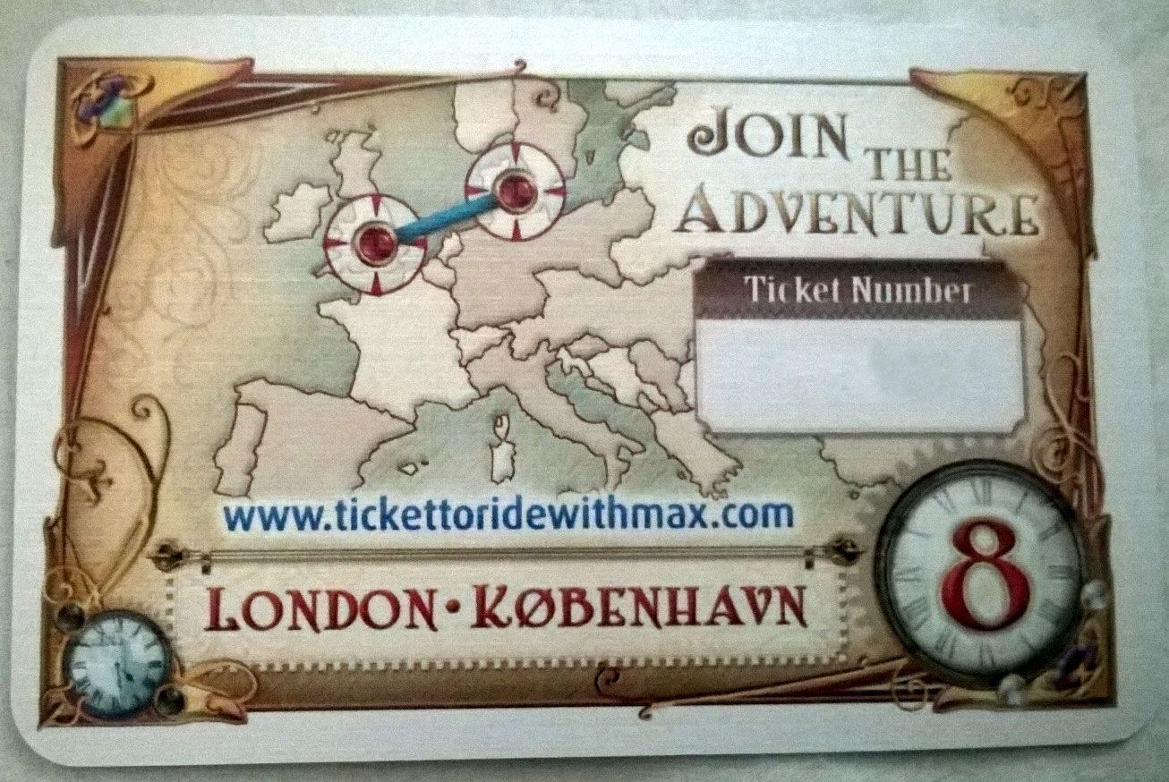 Ticket to Ride: Europe – London/København box art